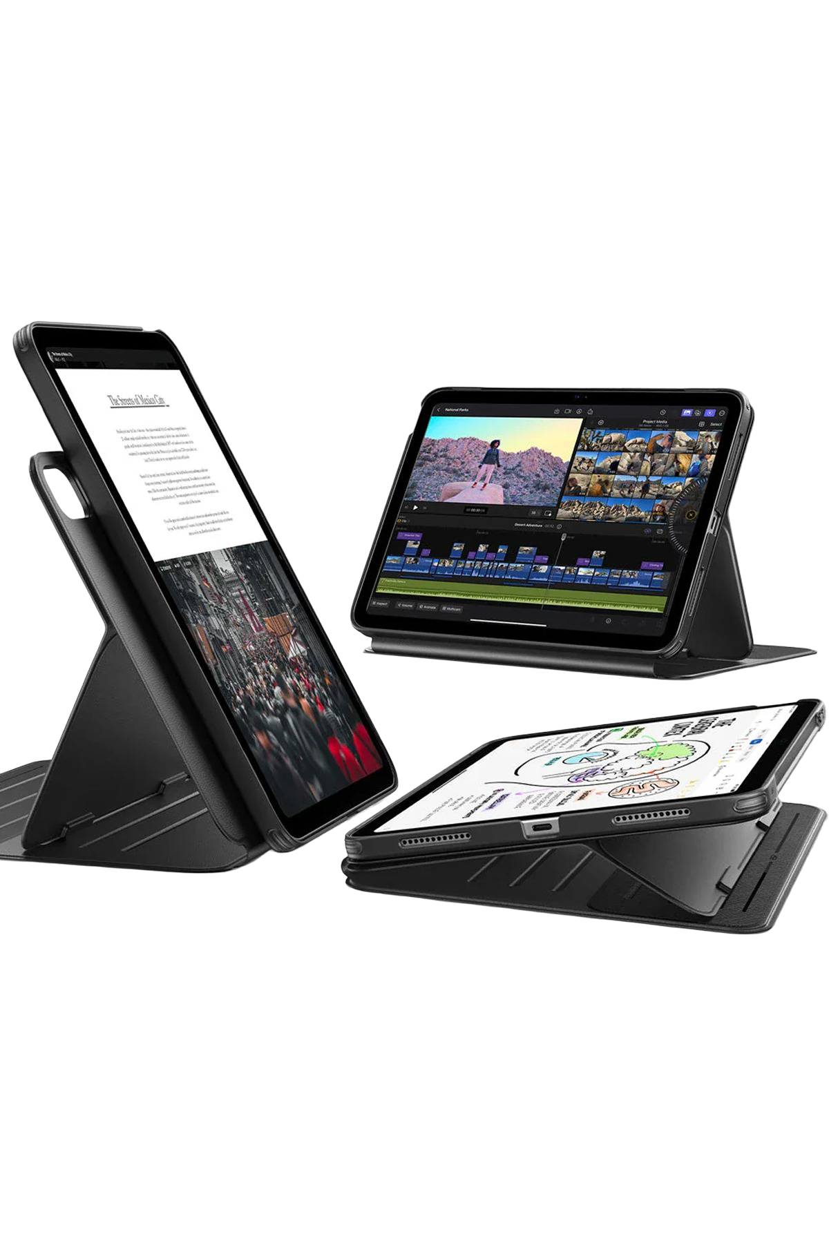 ESR Apple iPad 2025 10.9 (10.nesil) Shift Manyetik Tablet Kılıfı - Siyah